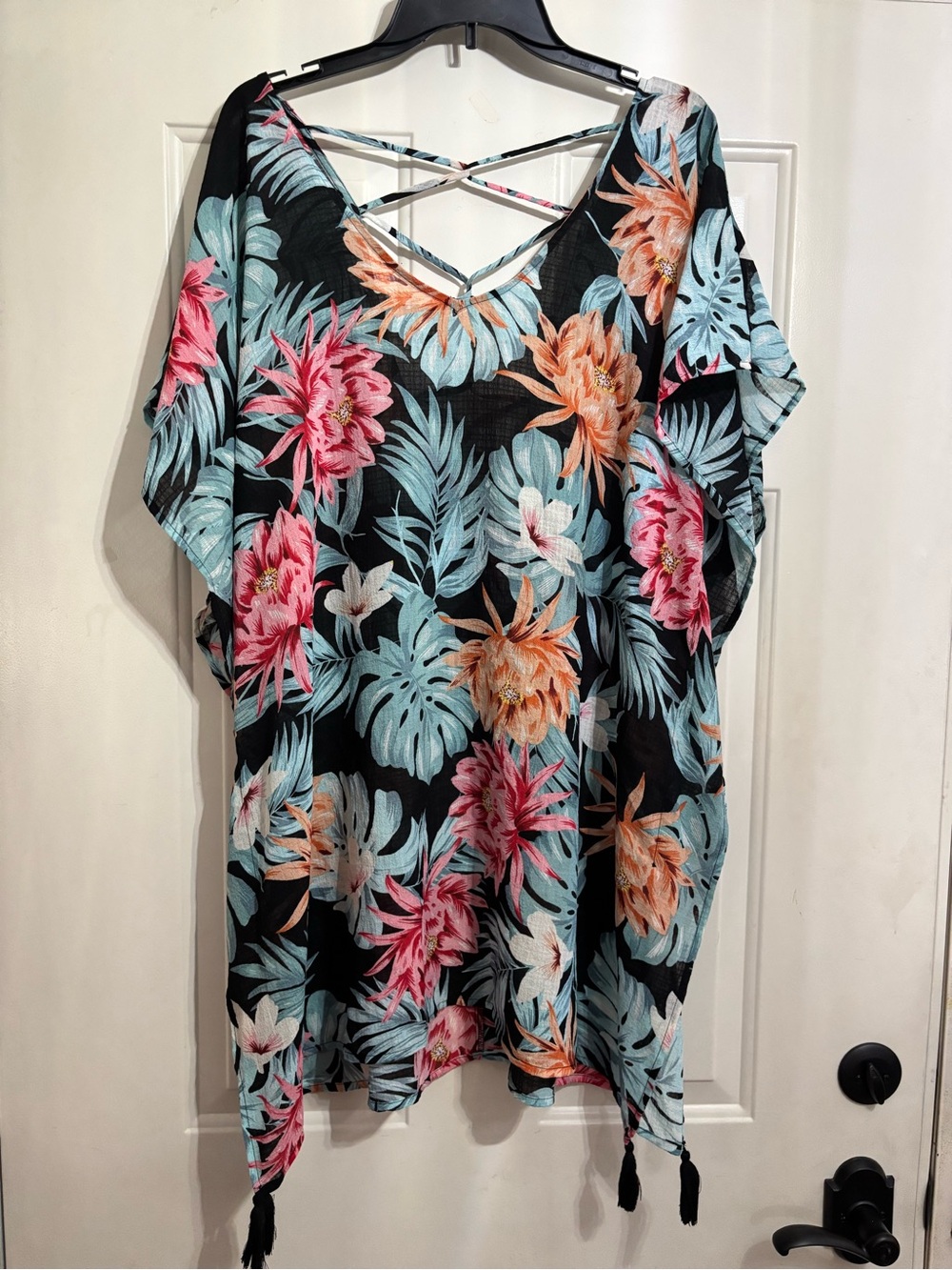 Tropical Kaftan/ swim coverup dress